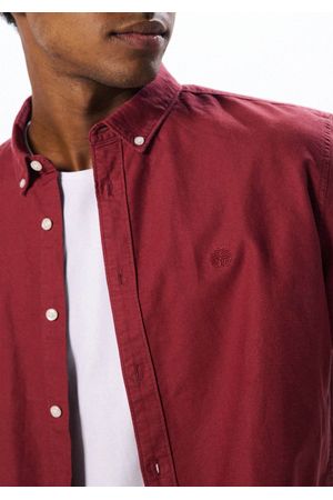 Camisa oxford tinte en prenda