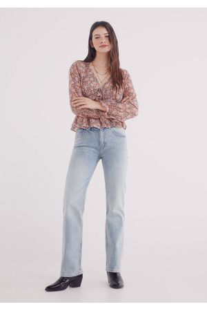 Blusa gasa estampada