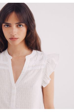 Blusa lace insertado