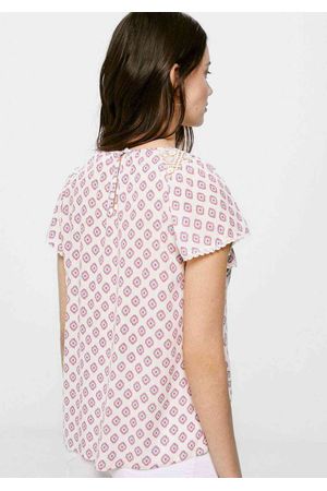 Blusa Lace Canesú Estampada