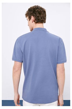 Polo piqué cuello resort