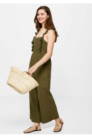 Entero Plisados Algodón