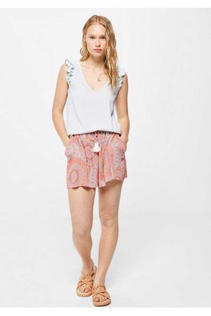 Blusa Bimateria Tirantes Volantes