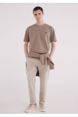 Camiseta básica cuello redondo