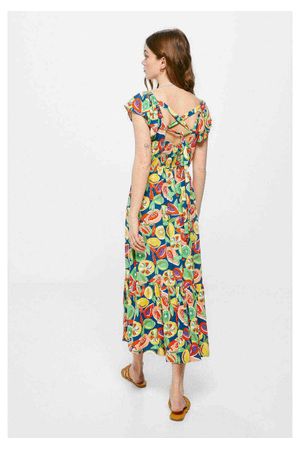 Vestido Midi Espalda Cruzada