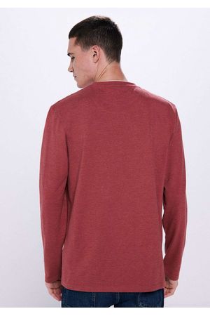 Camiseta manga larga doble piqué