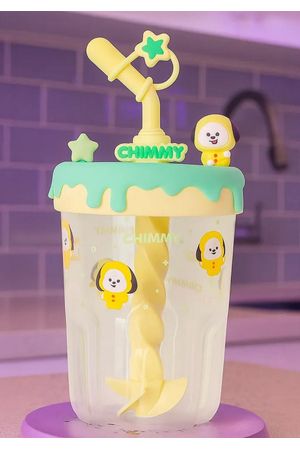 vaso con pitillo de 560 ml colección chimmy bt21 baby