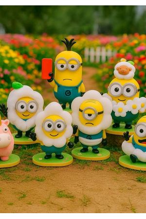 Blind box jardín de flores colección minions