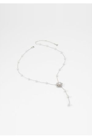 Collar de perla en tono plateado EDITHH