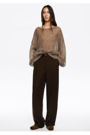 Pantalón campana fluido