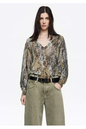 Jesery lúrex escote pico