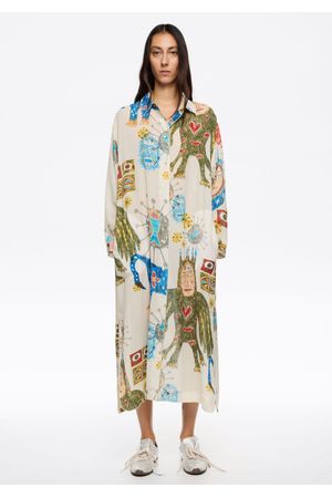 Vestido recto textura