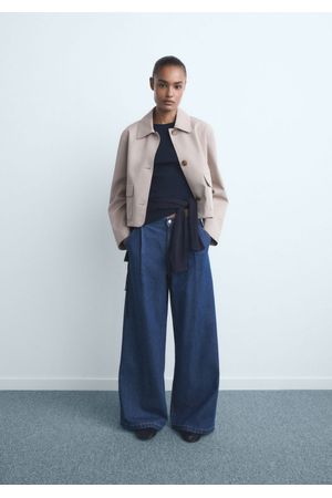 Jeans Wideleg Pinzas