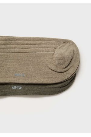 Pack 2 Calcetines de Algodón Canalé