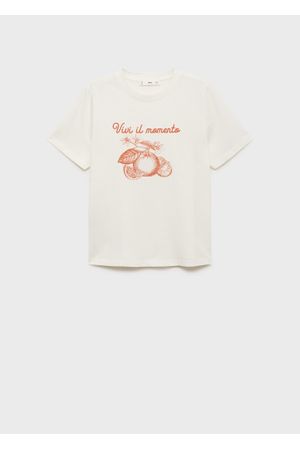 Camiseta de Algodón Estampada