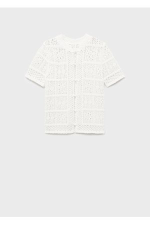 Cárdigan Crochet Manga Corta