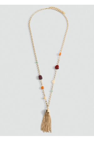 Collar Abalorios Flecos