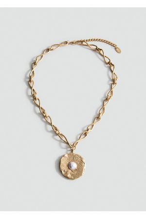 Collar Colgante Circular Combinado