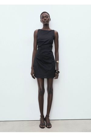 Vestido de de Lino Drapeado