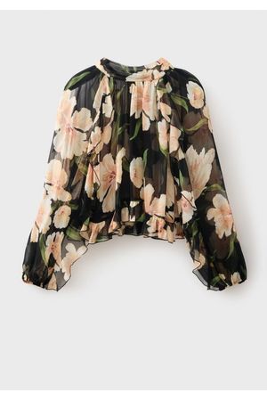 Blusa Floral Semitransparente
