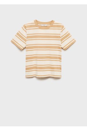 Camiseta de Algodón Cuello Contraste