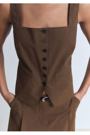 Chaleco de Traje de Algodón