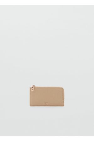 Tarjetero Efecto Safiano Cremallera