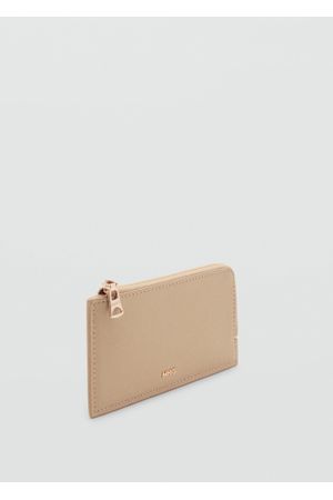 Tarjetero Efecto Safiano Cremallera