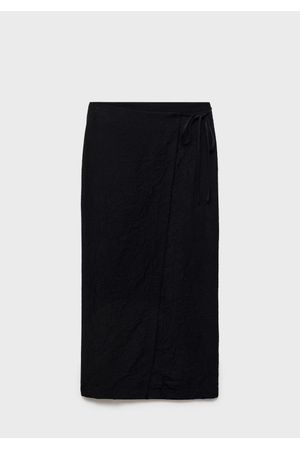 Falda Cruzada Efecto Arrugado