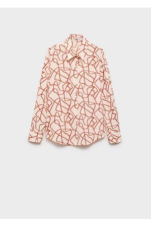 Camisa con Estampado Abstracto