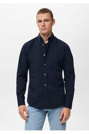 Camisa 100% de Algodón Regular Fit con Bolsillo