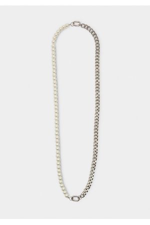 Collar conversible de eslabones y perlas