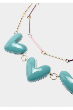 Set de collares corazones