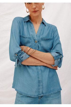Camisa de jeans tencel