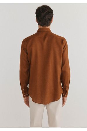 Camisa lino lisa