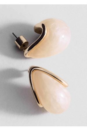 Zarcillos en forma de gota Resina