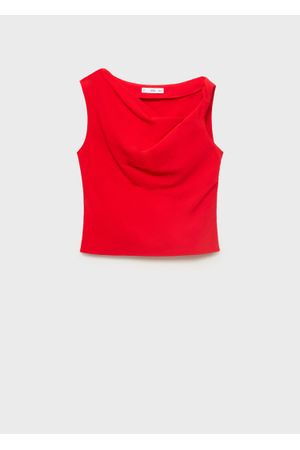 Blusa Asimétrica Tirante Drapeado