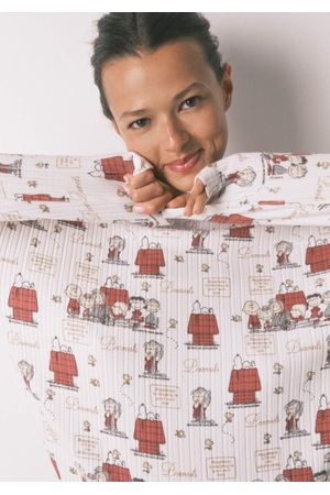 Pijama canalé suave snoopy